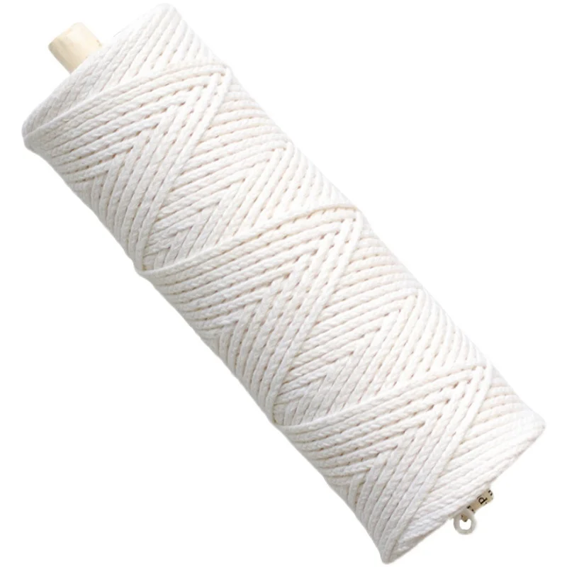 Suwidhaa- 1 Candle Wick Cotton Thread roll 100 Gram Each for Candle Making.  White Color