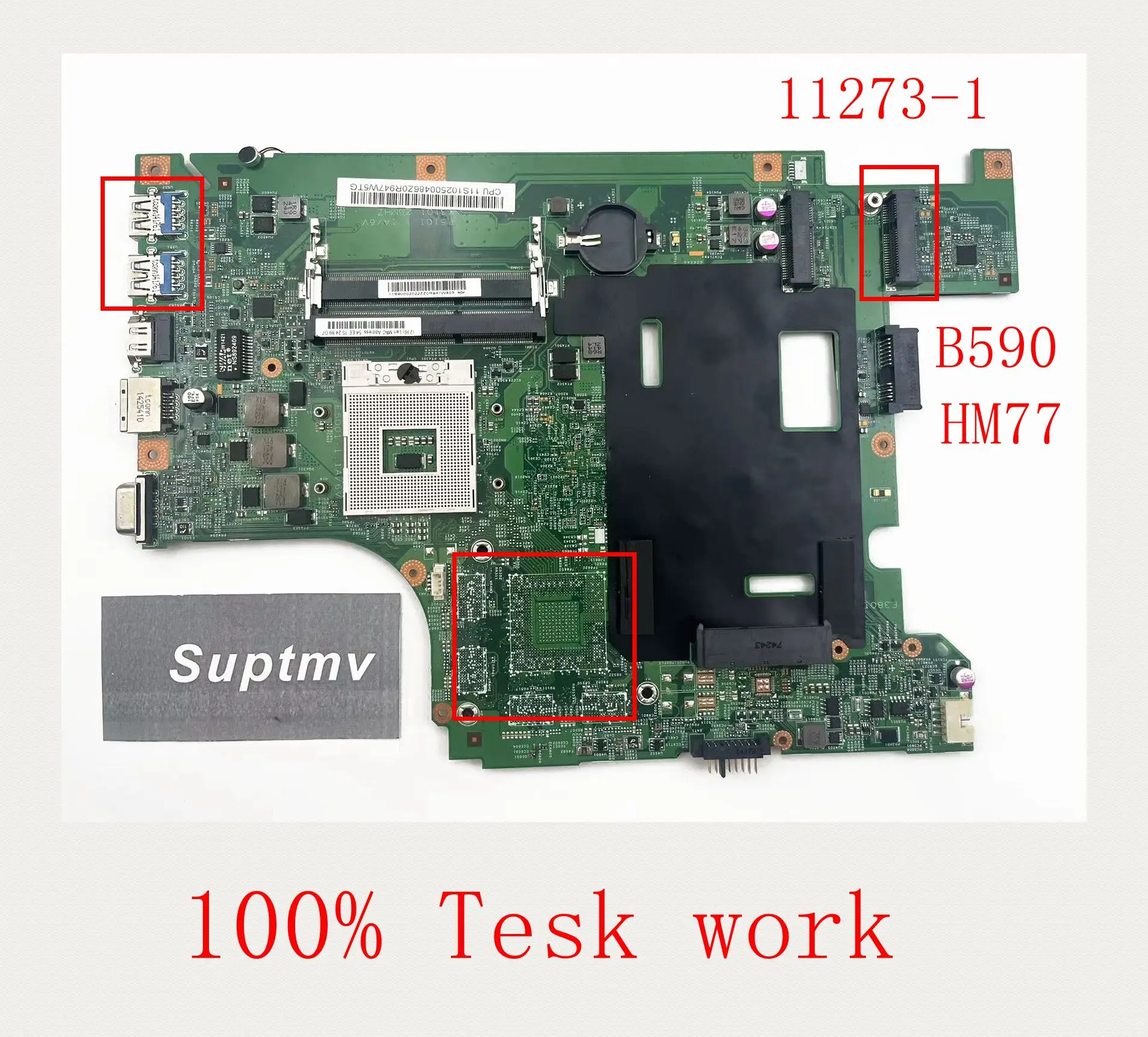

Suptmv Suitable for Lenovo Ideapad B590 Laptop Motherboard 11273-1 SLJ8C DDR3 Test Normal