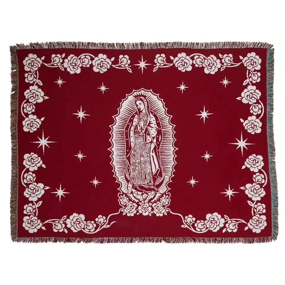 Supreme Virgin Mary Blanket 赤 FW18 Supreme Virgin Mary Blanket - シュプリーム ブランケット