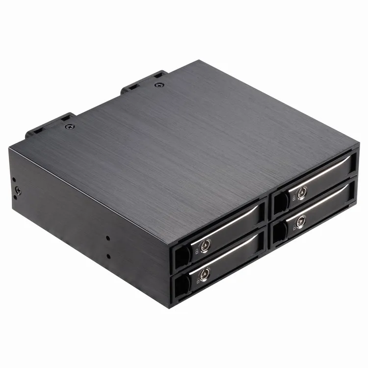 

Unestech 5.25" Device Bay 4 x 2.5"SATA / SAS Backplane HDD Enclosure with Mini Drive Tray Rack