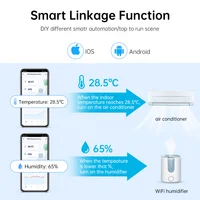 Tuya Zigbee/Wifi Smart Temperature And Humidity Sensor Battery Powered Thermometer APP Smart Home Security Work With Google Home - Image 3