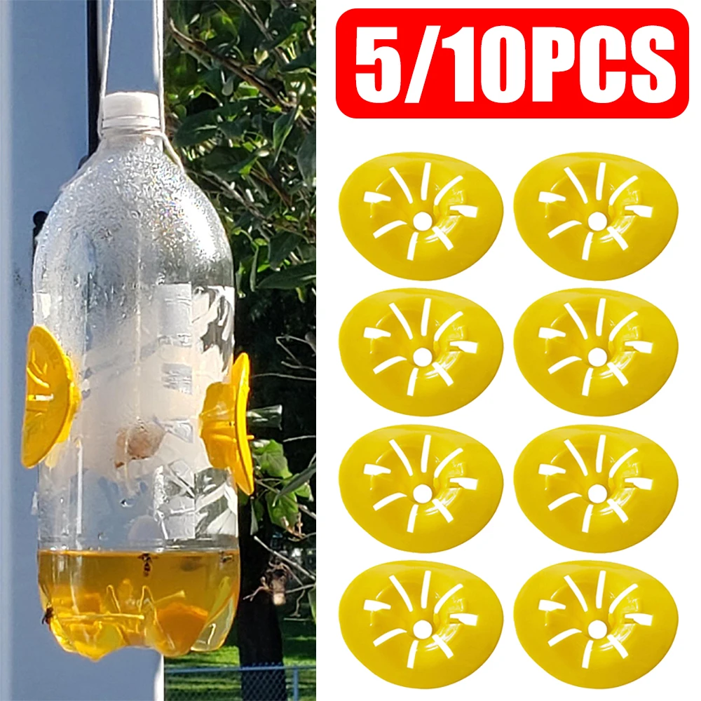 5/10pcs Bee Catcher Home Garden Trap Wasp Insects Funnel Killer