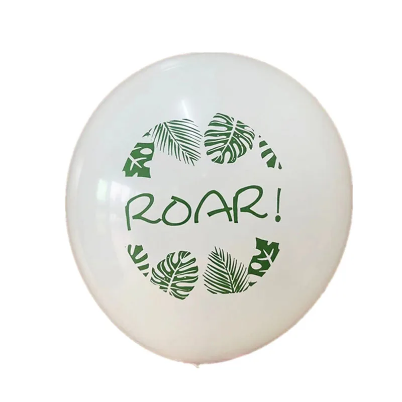 thumbnail image 1 of Globo con estampado de dinosaurio, decoración para fiesta de cumpleaños infantil con temática de dinosaurio, globo de dibujos animados, tiranosaurio rex, lindo pterosaurio, 1 of 5