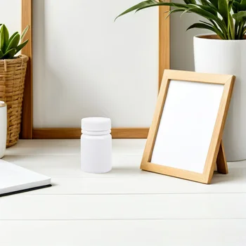 30pcs Capsule Sub Bottles Portable Medicine Container Dustproof Pill Holder For Vitamins Supplements Tablet Storage Round