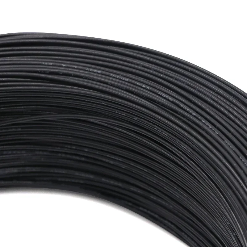 2/5/10M UL1332 PTFE 와이어 30/28/26/24/22/20/18/16/14/13/12/11/10 AWG FEP 절연 고온 전자 케이블(3D 프린터용)