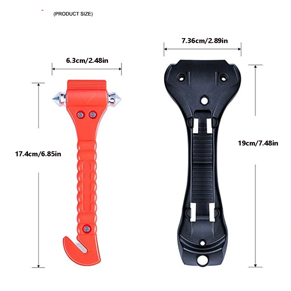 1pc Car Safety Hammer, Car Escape Hammer, Multi-functional Window Breaker Cutting Safety Belt, Portable Hammer