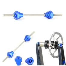 Adaptador de eje pasante de bicicleta para soportes de rueda, herramienta de reparación de buje de 12/15/20mm