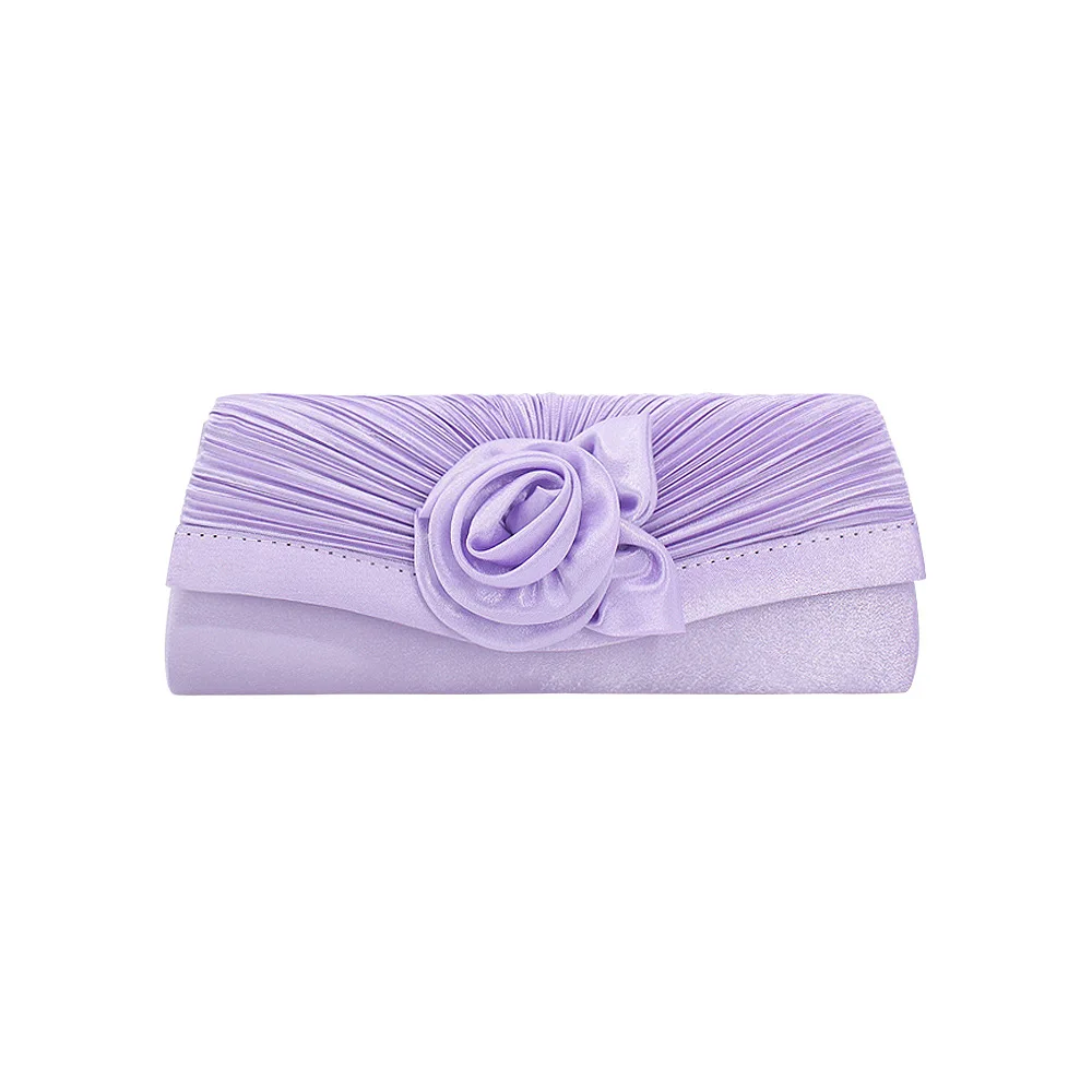 Women's Evening Bag Silk Dinner Bags Banquet Package Flower Clutch Envelope Bag Dress Party Shoulder Bag Chain Handbags Luxury - 2