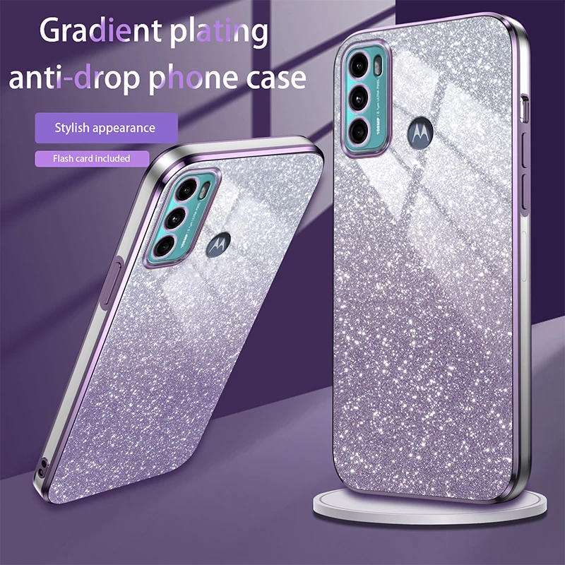 Luxury Gradient Glitter Plating Phone Case