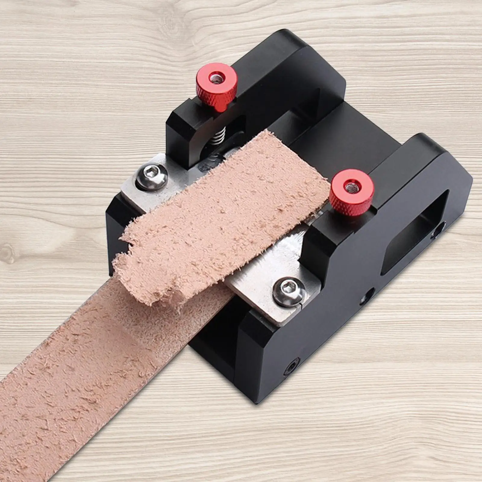 Leather Skiver Leather Paring Device Manual Cutting for Leathercraft Adjustable Leather Working Tool DIY Leather Splitter
