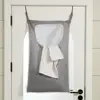 Over-the-Door Hanging Laundry Basket Wall-mounted Dirty Clothes Storage Organizer for Bathroom Toy Storage 1