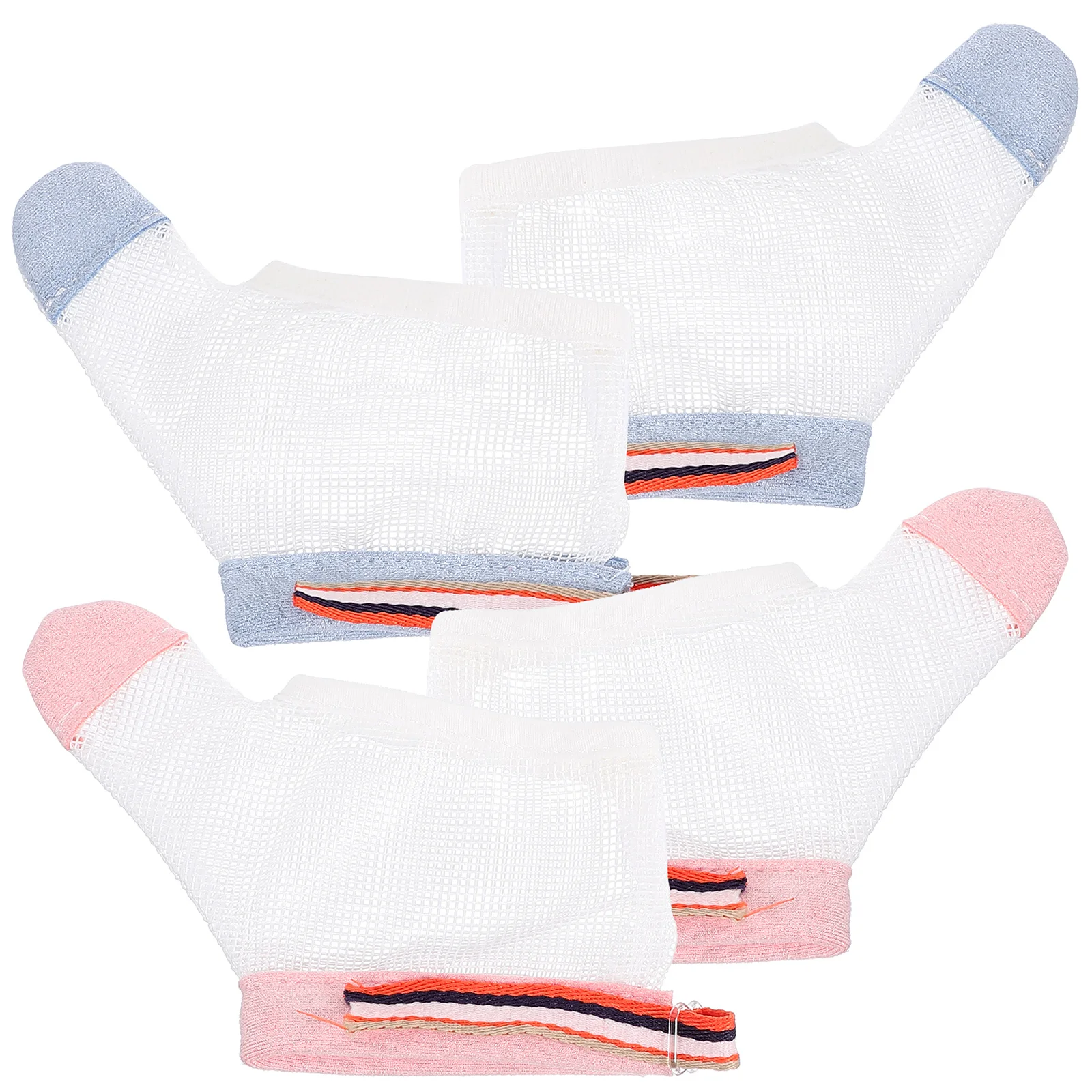 2 Pairs Thumb Anti-eating Gloves Newborn Toys Baby Hand Biting Prevention Manicure Kit