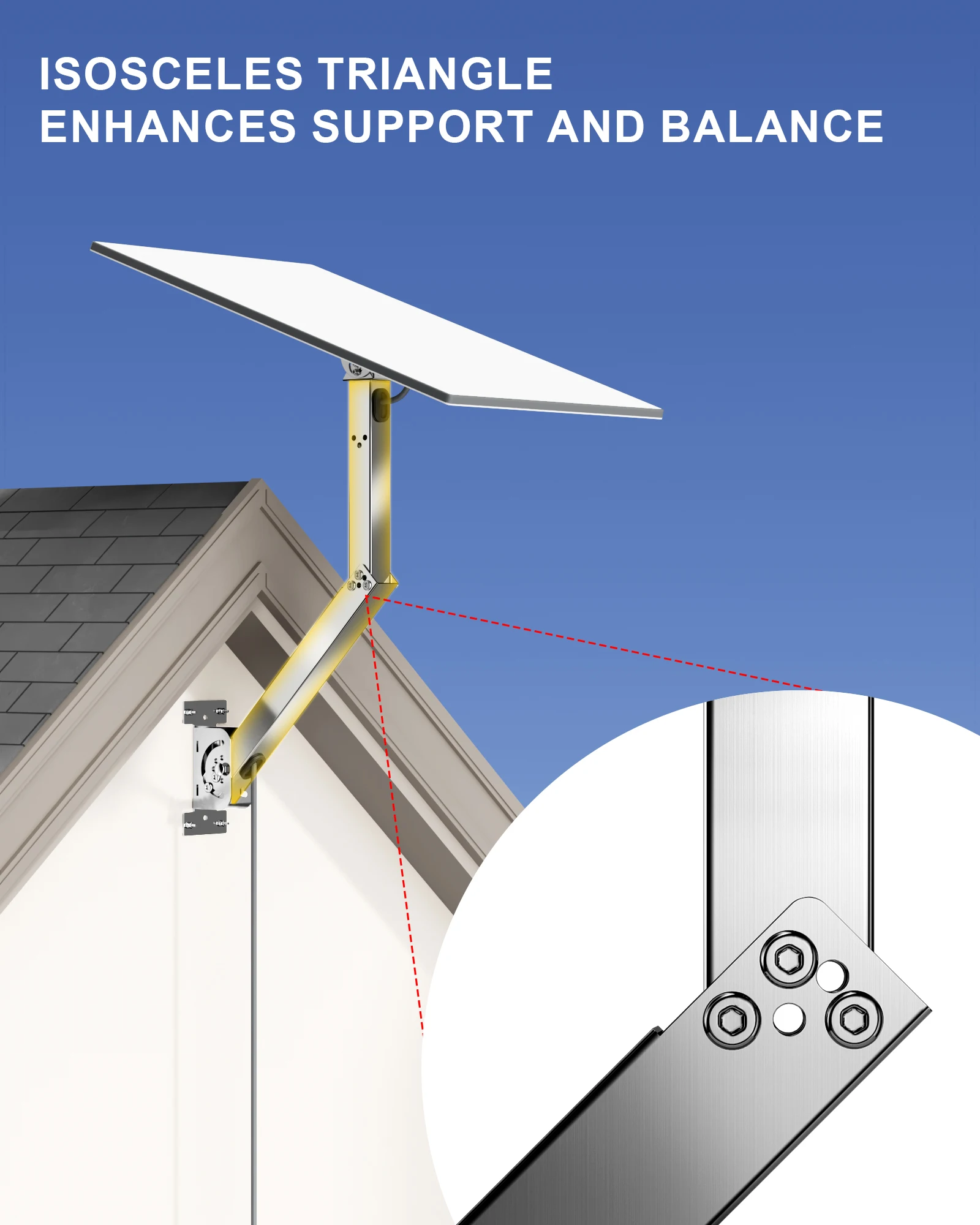 Gen 3 Mounting Bracket for Starlink | Durable Wall & Roof Mount for Starlink Gen 3 Devices 4
