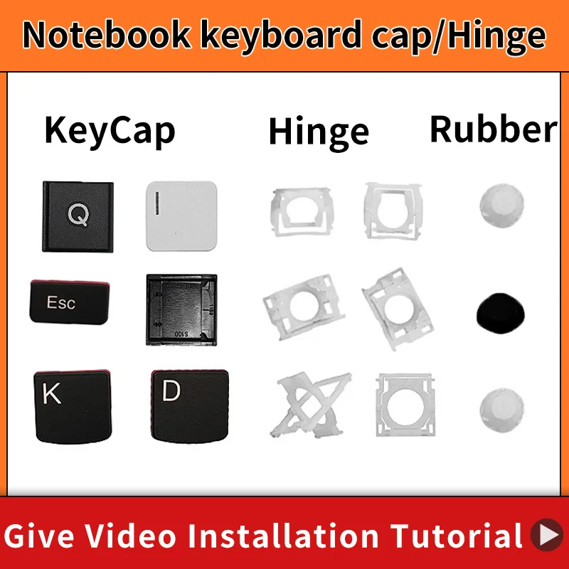 Teclado Laptop Cap e Substituição da Dobradiça Cap Keycap Fit para Asus Acer hp Dell Lenovo Xiaomi Huawei lg Apple Substituição da Dobradiça