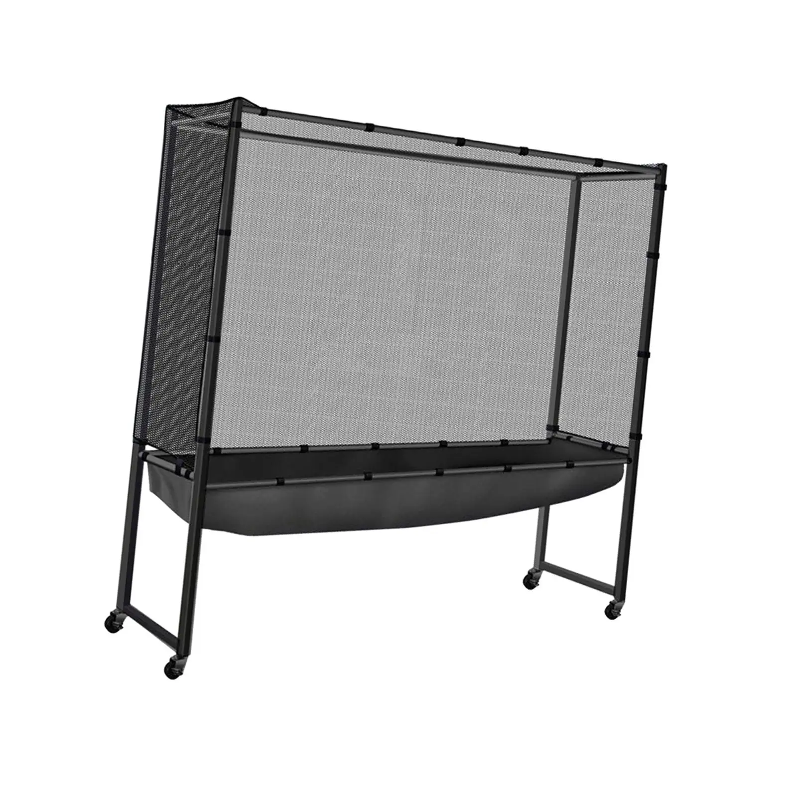 Movable Table Tennis Ball Net Equipment Professional Ping Pong Ball Collection Net Ball Collecting Net for Robot Serve Practice