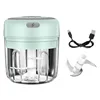 Food Grinder Electric Ginger Garlic Chopper Usb Rechargeable Mini Portable Fruit Food Grinder Onion Chopper 6