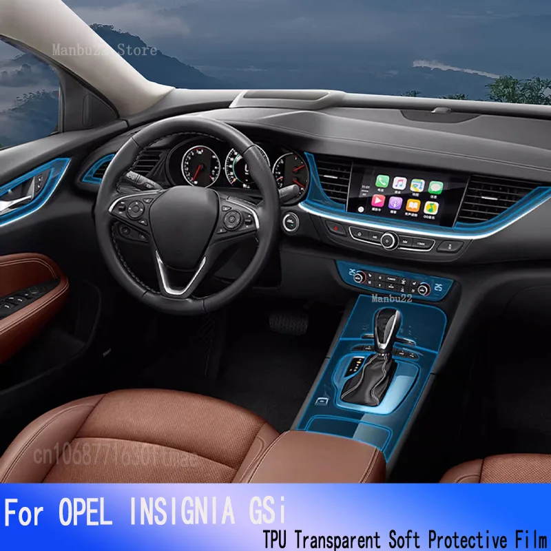 For OPEL INSIGNIA GSi2020-2023 Car Interior Gearpanel Dashboard Gps  Navigation Screen Transparent TPU Protective Film - AliExpress