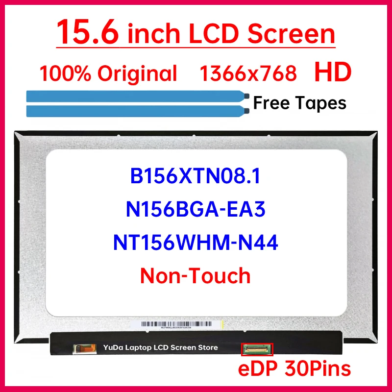 شاشة LCD للاب توب لينوفو عالية الدقة مقاس 15.6 بوص...