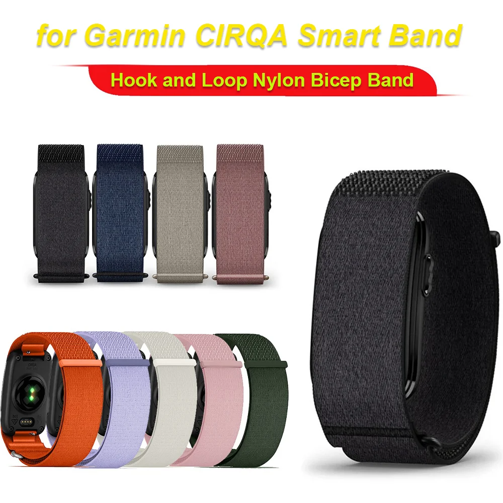 Adjustable Breathable Nylon Bicep Armband with Hook and Loop Closure