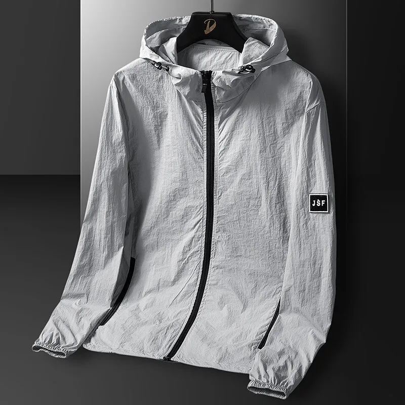 Sunscreen suit for men's summer ultra-thin breathable oversized outdoor fishing skin windbreaker sun protection women's coat