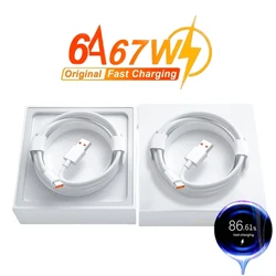 67W USB - C Super Fast Charging Cable with PD3.0 Technology - 1m (WHITE)