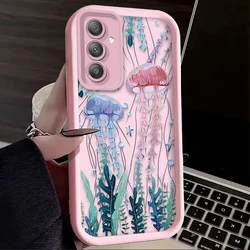 Luxury Blue Pink Jellyfish Phone Case Cover - S24 Ultra (1)