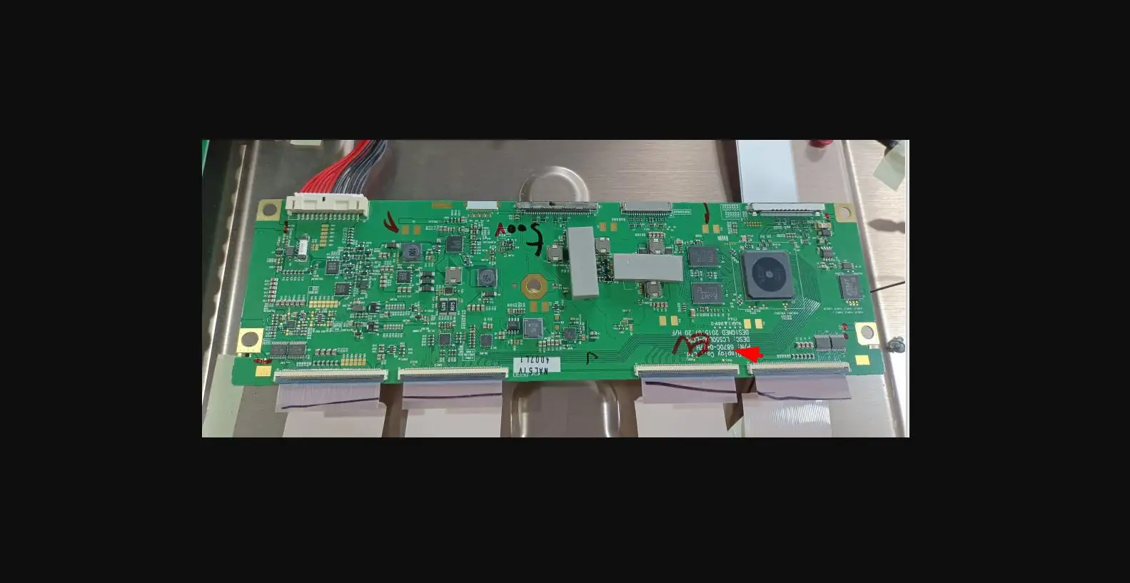 

6870C-0477H LC550LUD-LGPC logic board connect with LG55EG9100-CB T-CON connect board
