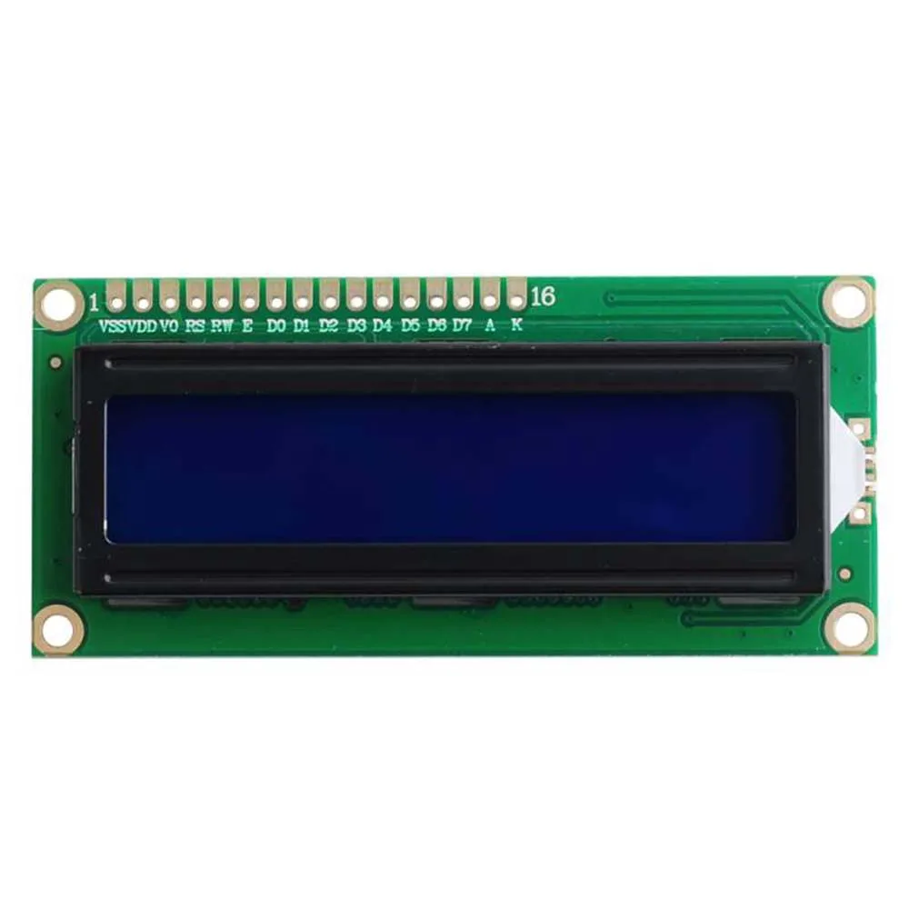 2PCS LCD1602 1602 LCD Display Module with Blue Backlight 51 Learning Board Supporting LCD1602 16x2 LCD for Arduino