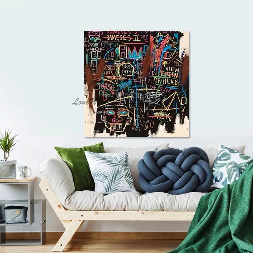 

Handmade Showpieces Picture Art Design Abstract Sleeping Room Wall Decor Item Unframed Artwork Canvas Paintings Figure Faces