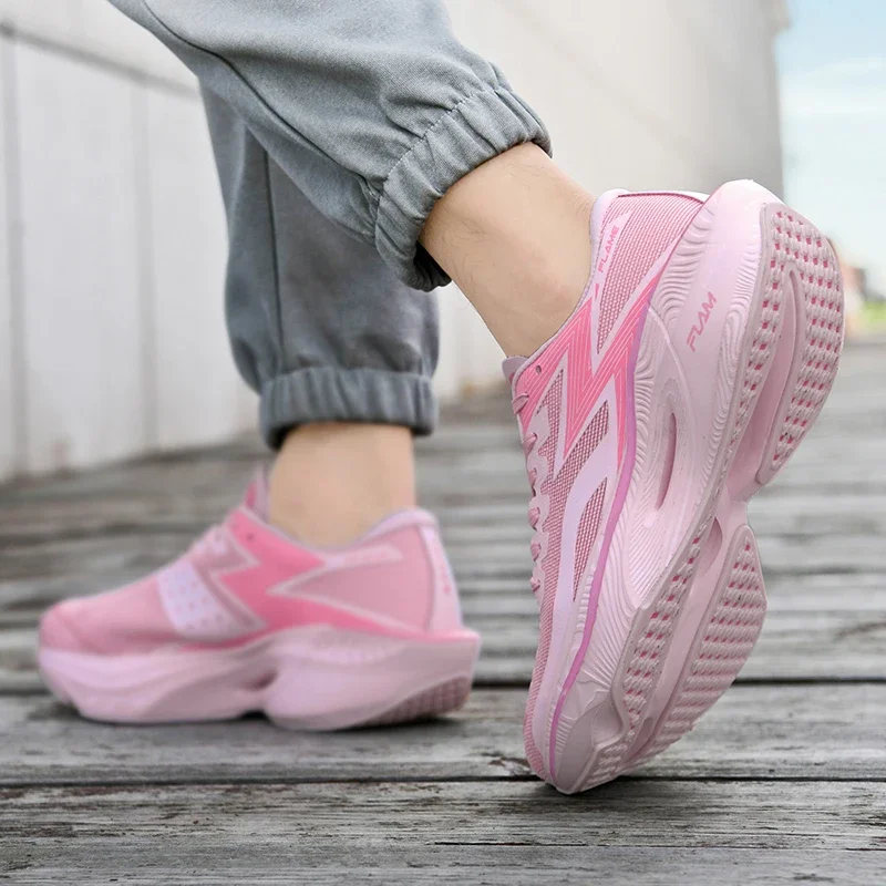 Carbon Board Running Shoes - Breathable, Lightweight, Nonskid Athletic Sneakers