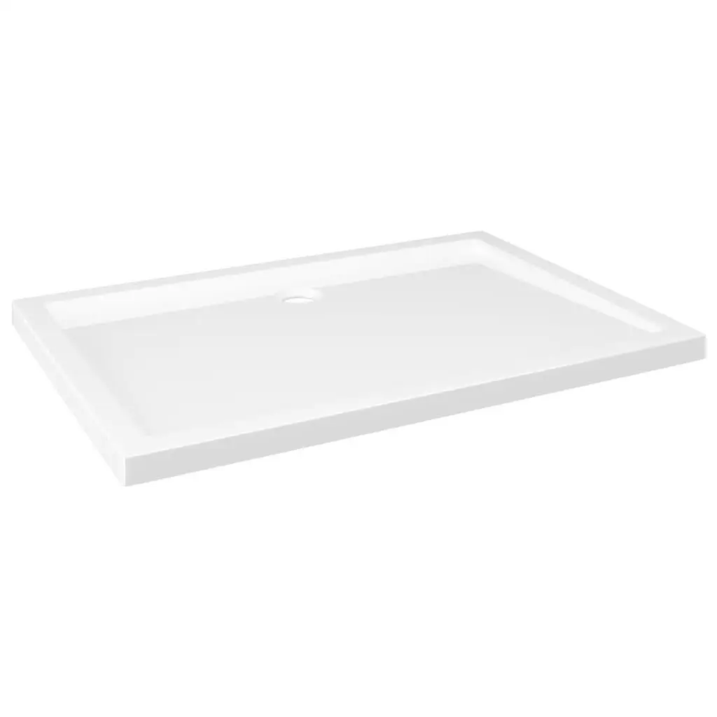 27.6x39.4 Rectangular White ABS Shower Base Tray for Modern Bathrooms