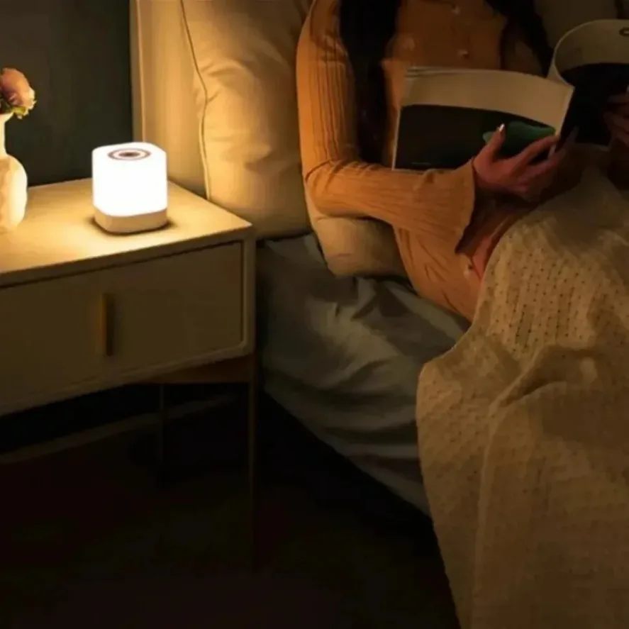 Rechargeable Sleep Night Light Bedroom Atmosphere Sleep Bedside Light Long Battery Life Adjustable Eye Care Reading Book