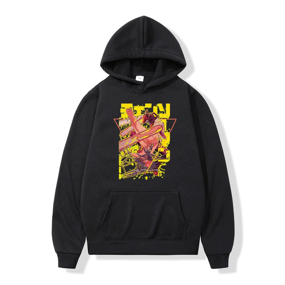 

Men's Women's Hoodies Chainsaw Man Anime Hoodie Manga Pullover Sweatshirt Male Hip Hop Hoodies Unisex