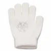 Skating Gloves Figure Skating Gloves Cotton Non-Slip Winter Warm Stretch Glove Children Kids Cycling Gloves For Ice Sports 2