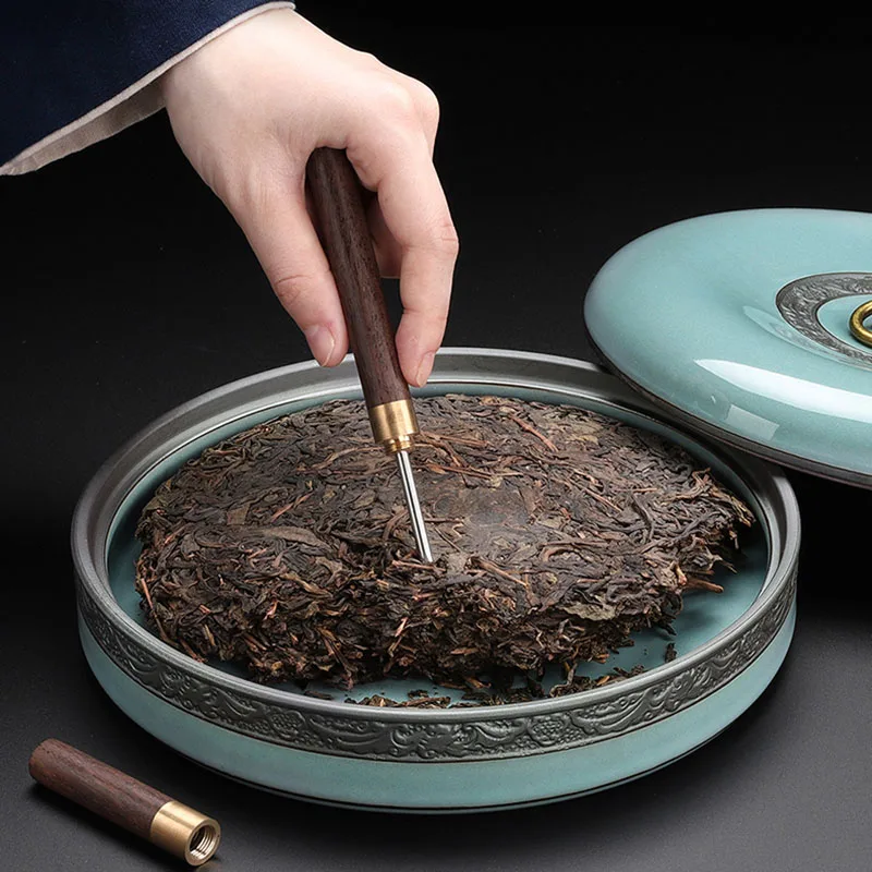 Ceramic Pu'er Tea Storage Box, Tea Tank, Packing Box