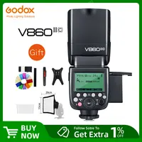 Godox V860II-S V860II-C 860II-N V860II-F V860II-O GN60 TTL HSS Li-ion Battery Speedlite Flash for Sony Nikon Canon Olympus Fuji 1