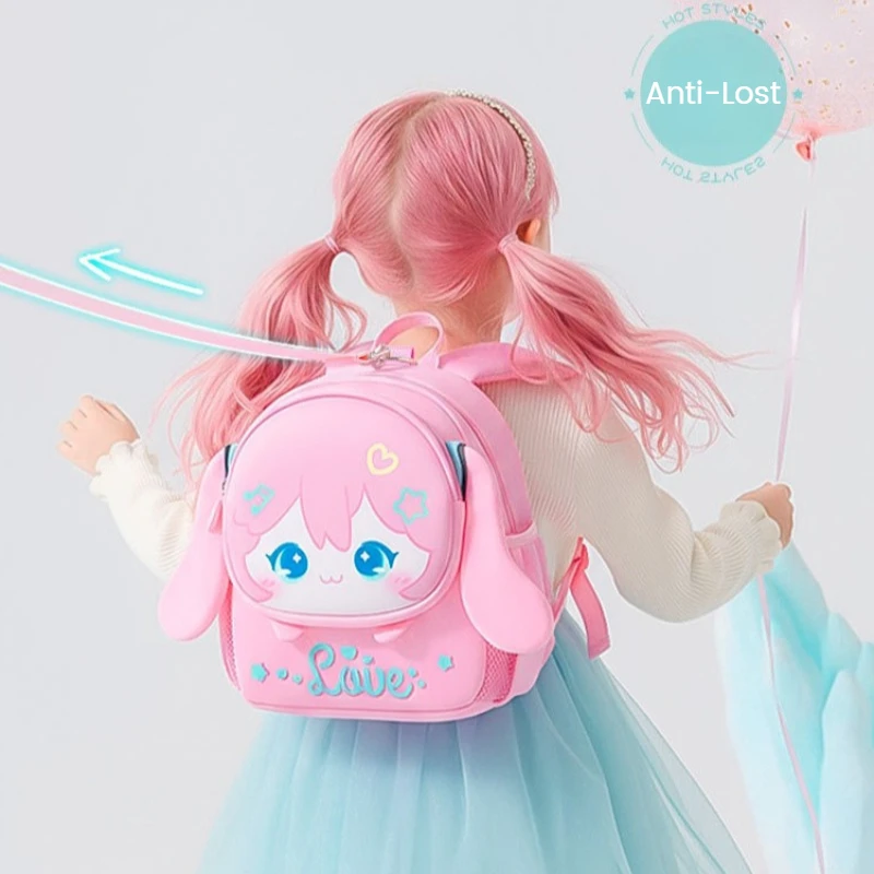 Kindergarten Children's Backpack Cartoon Gilrs School Bag 3-6 Years Old Cartoon Fashion Backpacks Lightweight Bolsa Infantil 4