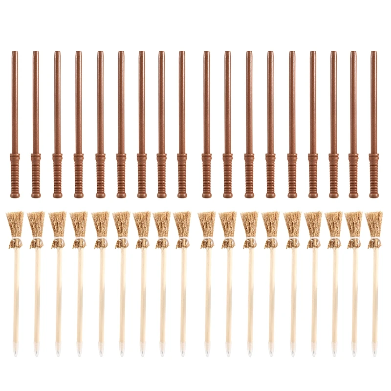 

36 шт. карандаши и метла для ведьмы, карандаши для детей, подростков, классные сувениры, украшения для Хэллоуина, дня рождения