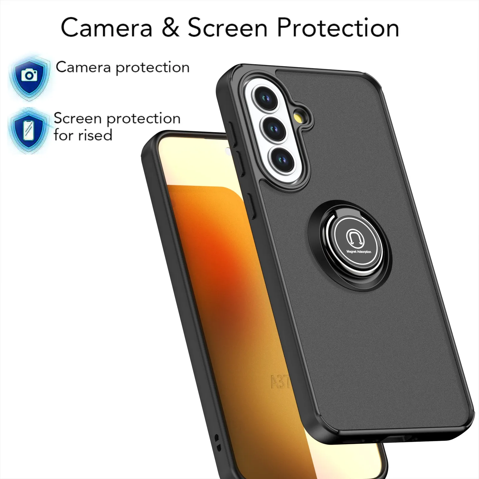 360° Rotating Magnetic Bracket Phone Case with Enhanced Protection