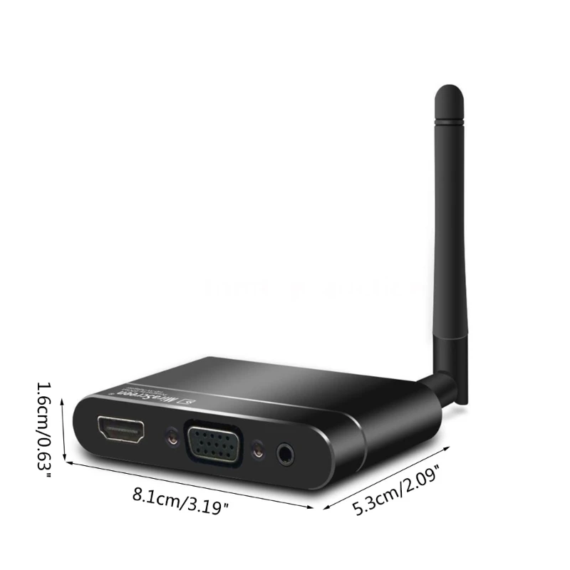 Adattatore VGA X6W Chiavetta wireless compatibile Airplay Schermo a specchio Dongle display Wifi per Displsy per