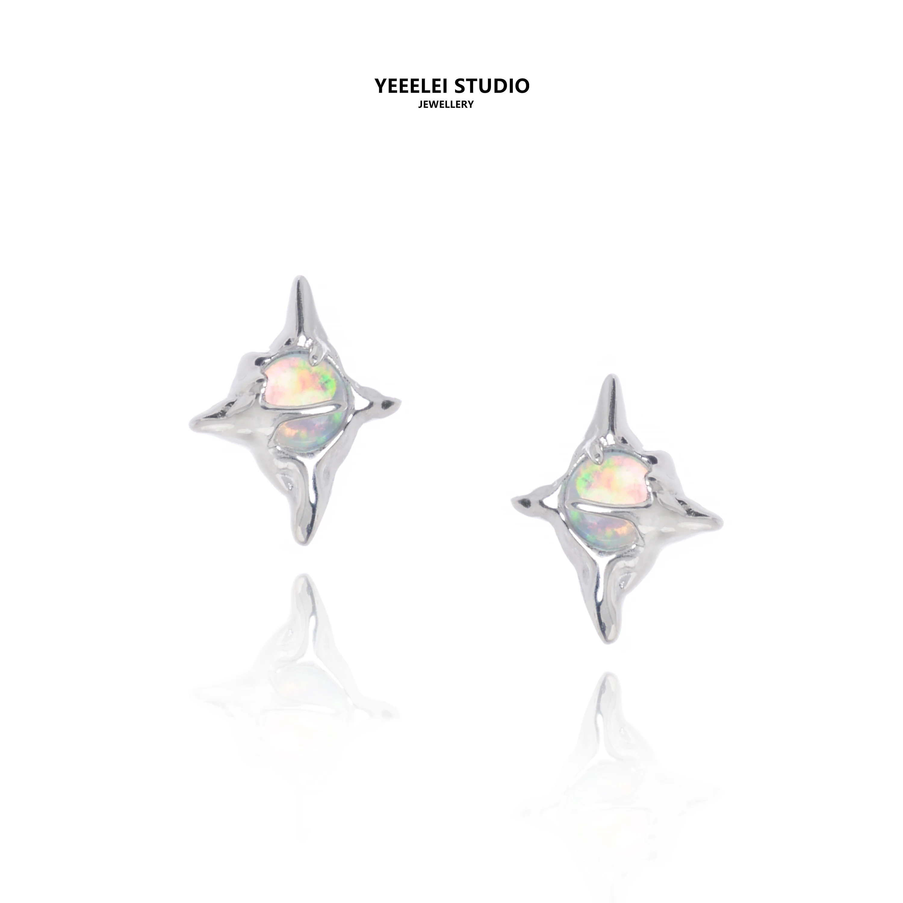 

YEEELEI Pure Silver Earrings Original Design Sense, Small and Luxury, Exquisite Gift Earrings