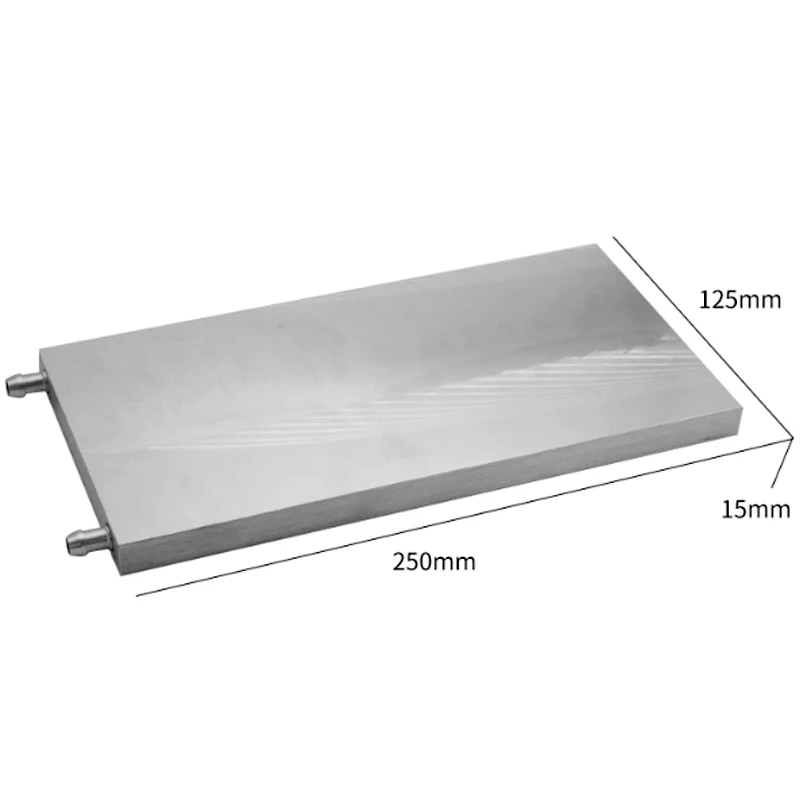 Radiador de Refrigeração de Água de Alumínio para pc Dissipador de Calor Processador Cpu Watercooler Líquido 80*160 mm 80125*250 mm - Imagem 4