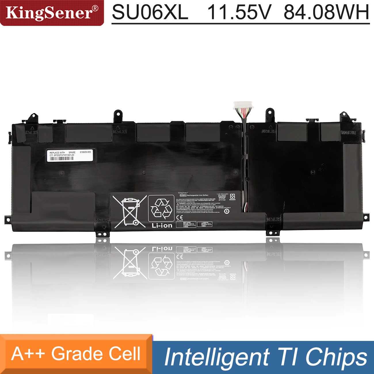 Kingsener Su06xl Hstnn-db8w L29184005 Bateria para hp Spectre X360 15-df000 Df0000nr Df1040nr Df0013dx Df0033dx Df0008ca 84.08wh