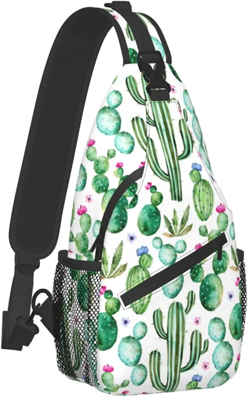 

Tropical Cactus Sling Backpack Unisex Chest Bags Crossbody Travel Hiking Daypack for Unisex Shoulder Bag for Climbing Running