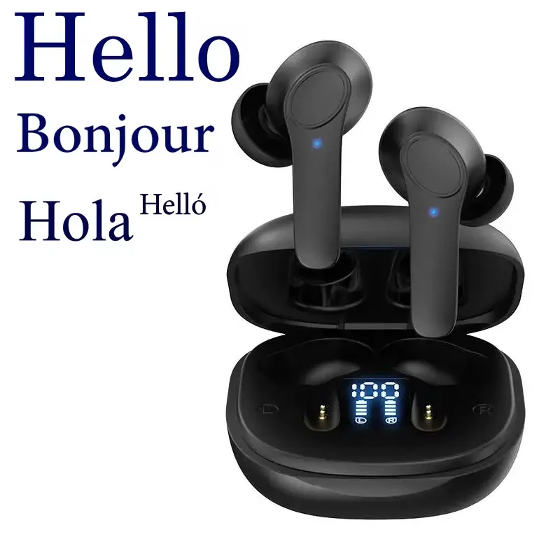 Intelligent Translate Earbuds 144 Languages Real Time AI Voice Translator 98% Accuracy Support Online OffLine 4 Translation Mode 1