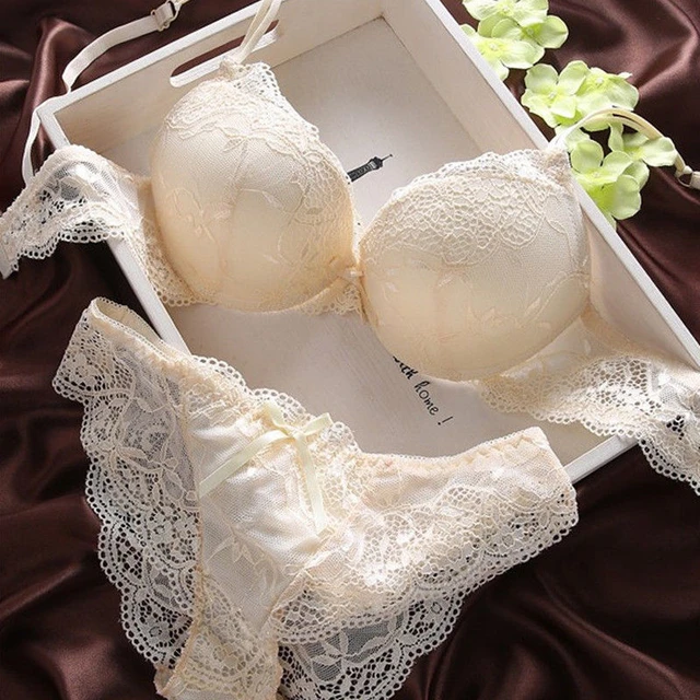 Ladies Lingerie Set Bras Cup Sexy Lace Bra & Brief Sets