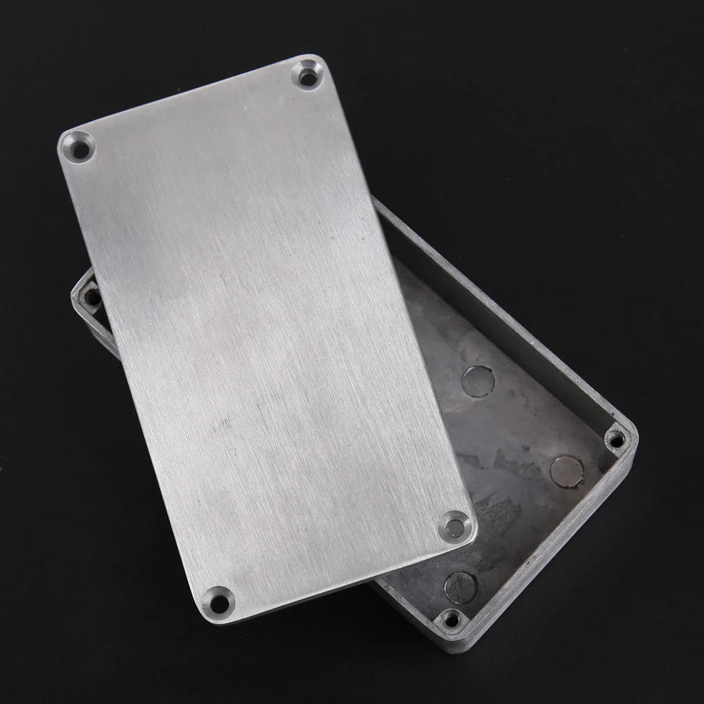 1-5Pcs 1590B Gitarre Effekte Pedal Gehäuse Aluminium Diecast Stomp Box Fall 112x60x31mm Kippschalter Box Langlebig Instrument Kit – Detail 12