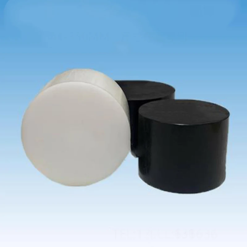 1Pcs 50mm 검정 흰색 POM 막대 내마모성 고체 플라스틱 바 폴리 옥시 메틸렌 막대 스틱 가공 재료 직경 = 20mm-100mm