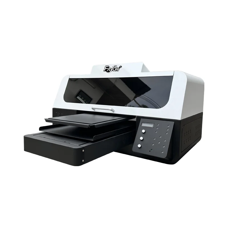 Fayon 4060 DTG 프린터 듀얼 XP600/I3200 헤드 40×60cm 티셔츠 면 데님 실크 원단용 고속 의류 직접 인쇄 프린터
