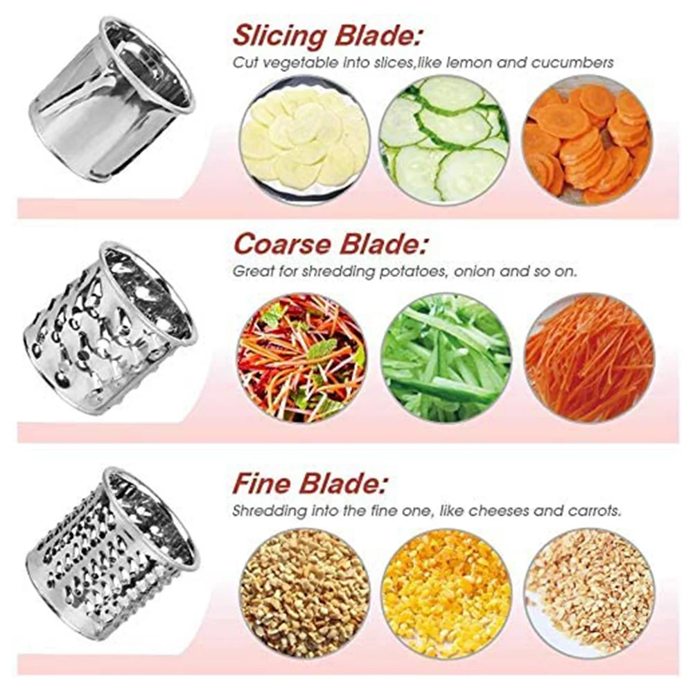 Cheese Slicer Shredder Attachment for Kitchenaid Stand Mixer Replace Kitchenaid Shredder Accessories with 3 Blades food mixer